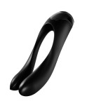 SATISFYER - VIBRATORE DA DITO CANDY CANE NERO