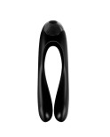 SATISFYER - VIBRATORE DA DITO CANDY CANE NERO