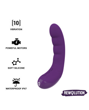 REWOLUTION - VIBRATORE FLESSIBILE RICARICABILE REWOCURVY