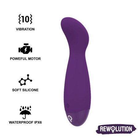 REWOLUTION - REWOPULSE VIBRATORE FLESSIBILE STIMOLATORE DEL PUNTO G