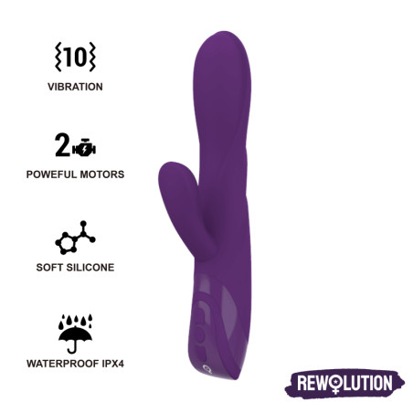 REWOLUTION - REWORABBIT VIBRATORE FLESSIBILE CON CONIGLIO