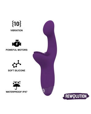 REWOLUTION - REWOKISS VIBRATORE PUNTO PER STIMOLATORE