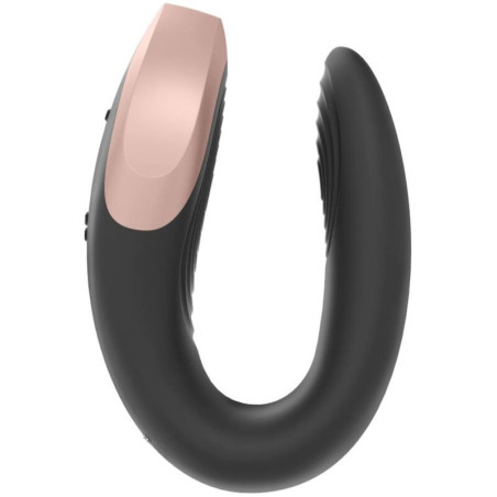 SATISFYER - VIBRATORE DOUBLE LOVE PARTNER DI LUSSO NERO