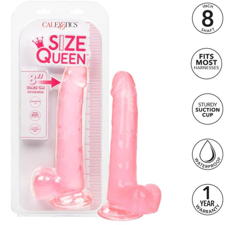 CALIFORNIA EXOTICS - DILDO REGINA TAGLIA ROSA 20.3 CM