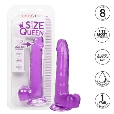 CALIFORNIA EXOTICS - DILDO REGINA TAGLIA VIOLA 20.3 CM