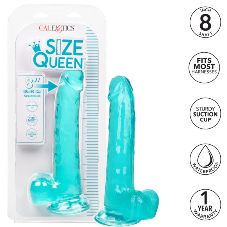 CALIFORNIA EXOTICS - DILDO REGINA TAGLIA BLU 20.3 CM