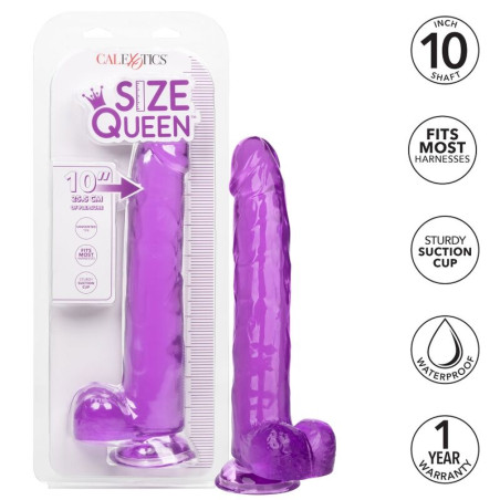 CALIFORNIA EXOTICS - DILDO REGINA TAGLIA VIOLA 25.5 CM