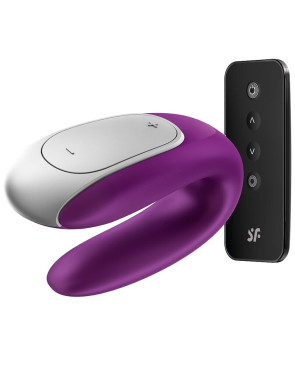 SATISFYER - VIBRATORE DOPPIO PARTNER DIVERTENTE VIOLA