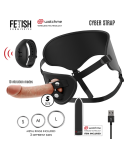 FETISH SUBMISSIVE CYBER STRAP - IMBRAGATURA CON DILDO E TELECOMANDO BULLET TECNOLOGIA WATCHME S