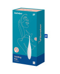 SATISFYER - VIBRATORE CON PUNTA TWIRLING FUN BIANCO