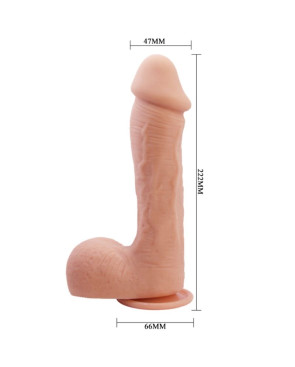 BAILE - DILDO REALISTICO IN PELLE JOHNSON 22 CM