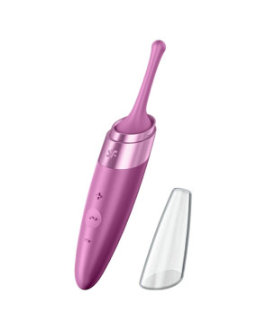 SATISFYER - VIBRATORE CON PUNTA CLIT TWIRLING DELIGHT VIOLA