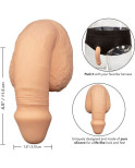 CALIFORNIA EXOTICS - IMBALLAGGIO IN SILICONE PENE 12.75 CM CARNE