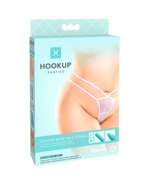 HOOK UP PANTIES - REMOTE BOW-TIE G-STRING SIZE XL/XXL