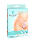 HOOK UP PANTIES - REMOTE BOW-TIE G-STRING SIZE XL/XXL