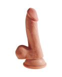 KING COCK - PLUS DILDO 3D CON SFERE 17 CM