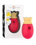 INTENSE - STIMOLATORE DEL CLIT 10 FREQUENZE DI LECCATA E ASPIRAZIONE - RED