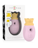 INTENSE - STIMOLATORE DEL CLIT 10 FREQUENZE DI LECCATA E ASPIRAZIONE - ROSA