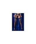 Set di Lingerie Chilirose Azzurro Nero S/M 4 Pezzi