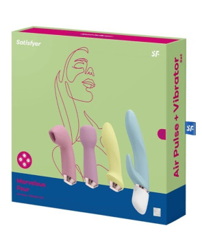 SATISFYER - MARVELOUS FOUR SET VIBRATORE E IMPULSO