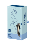 SATISFYER - VIBRATORE DUAL KISS AIR PULSE NERO