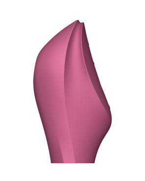 SATISFYER - VIBRATORE CURVY TRINITY 3 AIR PULSE ROSSO