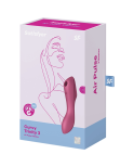 SATISFYER - VIBRATORE CURVY TRINITY 3 AIR PULSE ROSSO