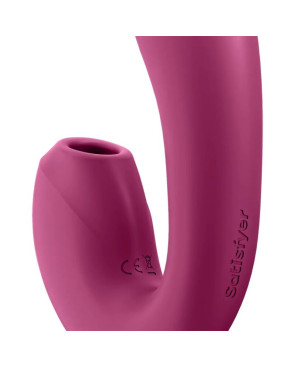 SATISFYER - APP STIMOLATORE E VIBRATORE SUNRAY ROSSO