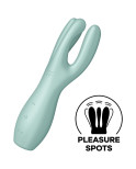 SATISFYER - VIBRATORE THREESOME 3 MENTA