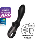 SATISFYER - APP VIBRATORE ANALE HEAT CLIMAX NERO