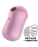 SATISFYER - STIMOLATORE E VIBRATORE D'ARIA PER ZUCCHERO DI COTONE ROSA