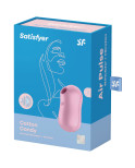 SATISFYER - STIMOLATORE E VIBRATORE D'ARIA PER ZUCCHERO DI COTONE ROSA