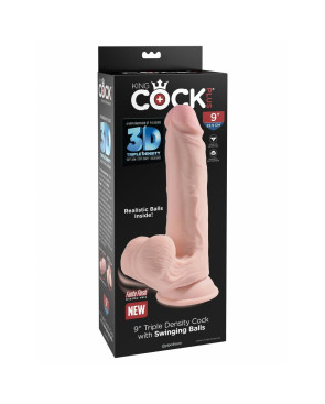 Dildo Realistico Pipedream - King Cock Naturale