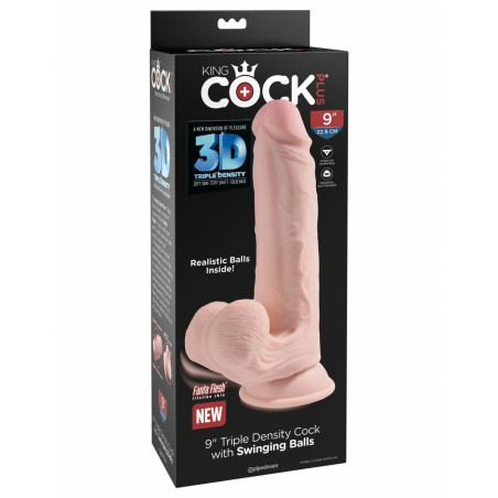 Dildo Realistico Pipedream - King Cock Naturale