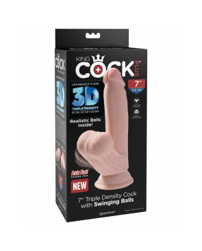 Dildo Realistico Pipedream - King Cock Naturale