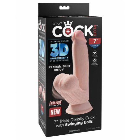 Dildo Realistico Pipedream - King Cock Naturale