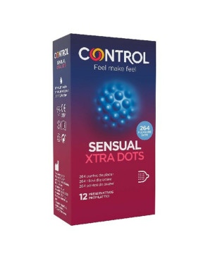 Preservativi Sensual Xtra Dots Control (12 uds)