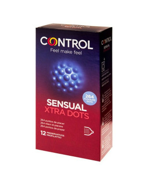 Preservativi Sensual Xtra Dots Control (12 uds)