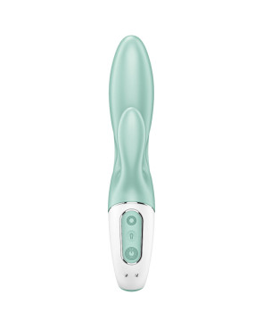 SATISFYER - APP VIBRATORE GONFIABILE CONIGLIO AIR PUMP BUNNY 5+ VERDE