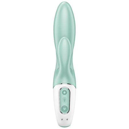 SATISFYER - APP VIBRATORE GONFIABILE CONIGLIO AIR PUMP BUNNY 5+ VERDE