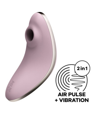 SATISFYER - VULVA LOVER 1 STIMOLATORE E VIBRATORE A IMPULSI D'ARIA BLU