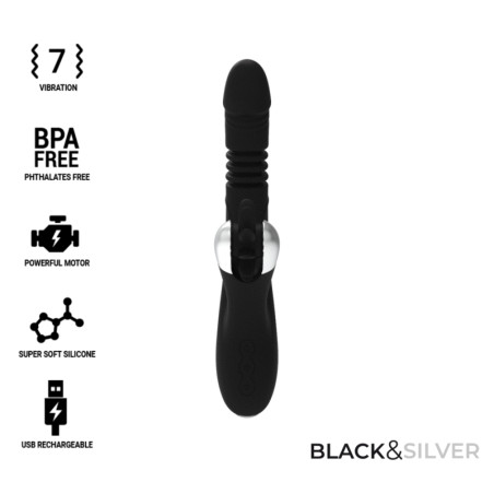 BLACKSILVER - VIBRA SU E GIÙ CON CANNA DI CONIGLIO