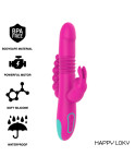 HAPPY LOKY - TRIPLA STIMOLAZIONE DONALD: COMPATIBILE CON LA TECNOLOGIA WIRELESS ANALE, G-SPOT E CLITORIDEA WATCHME