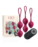 CICI BEAUTY - PREMIUM SILICONE 3 PERLINE VIBRANTI KEGEL TELECOMANDO