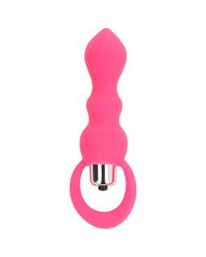 OHMAMA - STIMOLATORE ANALE CON VIBRAZIONE 9 CM ROSA