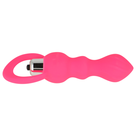 OHMAMA - STIMOLATORE ANALE CON VIBRAZIONE 9 CM ROSA