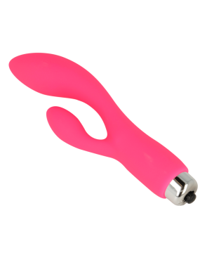 OHMAMA - VIBRATORE CON CONIGLIO 12,5 CM ROSA