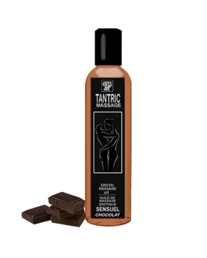 EROS-ART - OLIO DA MASSAGGIO TANTRICO NATURALE E AFRODISIACO AL CIO CCOLATO 200 ML