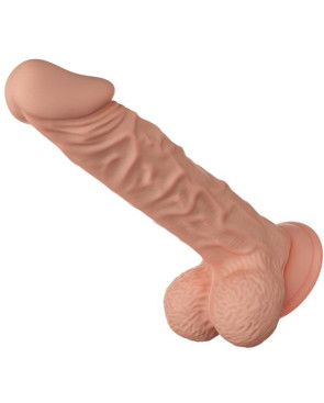 BAILE - BELLISSIMO INCONTRO DILDO REALISTICO FLESSIBILE BURAQ 24 CM NATURALE