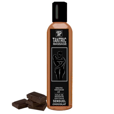 EROS-ART - OLIO DA MASSAGGIO TANTRICO NATURALE E AFRODISIACO AL CIO CCOLATO 100 ML